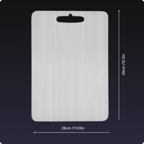 SliceMaster™ - Kitchen Titanium Cutting Board