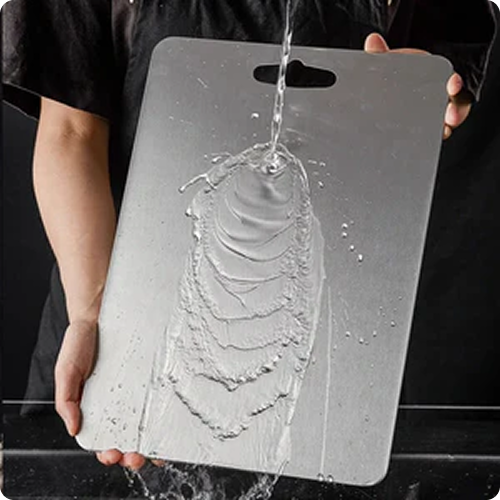SliceMaster™ - Kitchen Titanium Cutting Board